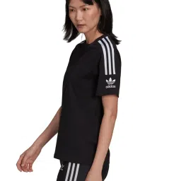Adidas Originals Black Striped T-Shirt image 3
