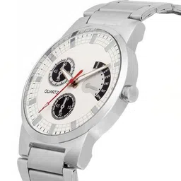 Miss Perfect Unisex Dial & Stainless Steel Bracelet Style Straps Analogue Multi Function Watch 44 image 2
