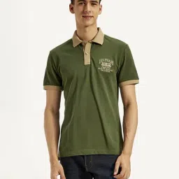 Levi's Green Cotton Slim Fit Polo T-Shirt-picture-23