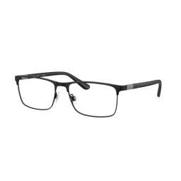 Polo Ralph Lauren Black Rectangular Eye Frames for Men-image-29