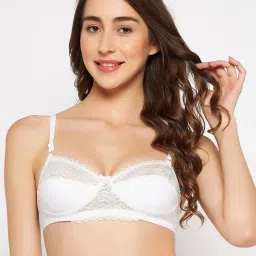 Clovia White Full Coverage Non-Wired Everyday Bra image 1