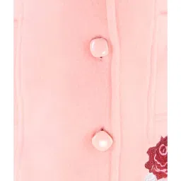 Cutecumber Kids Peach Printed Jacket image 5