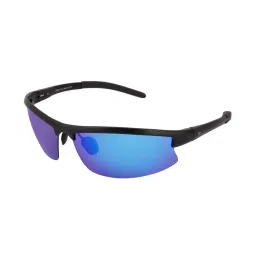 Gio Collection GM6103C04 Blue Wraparound Sunglasses image 2