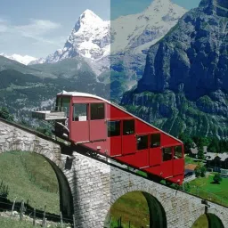 Gio Collection GM6103C04 Blue Wraparound Sunglasses image 5