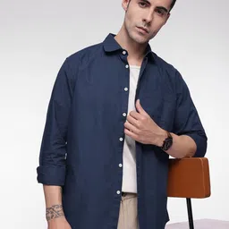 French Connection Pure Cotton Slim Fit Casual Shirt-picture-18