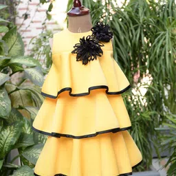 TOPLOVE Girls Sleeveless Layered Peplum Dress-image-57