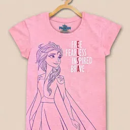 Kidsville Pink Printed T-Shirt-picture-48
