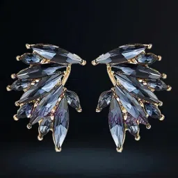 YouBella Stylish Crystal Fancy Stud Earrings-image-80
