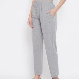 Okane Grey Textured Trackpants image 3