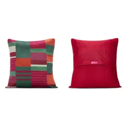 india circus by krsnaa mehta India Circus By Krshna Mehta Multi Blended Velvet Printed Cushion Covers image 2