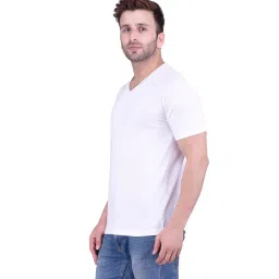 Weardo Grey & White Cotton T-Shirt image 5