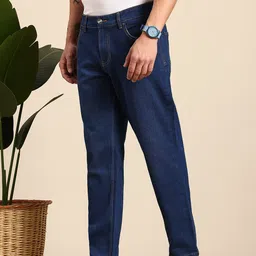 Mast & Harbour Men Slim Fit Light Fade Stretchable Jeans image 2