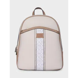 MINI WEST LONDON Beige Noha Luxury Backpack image 2