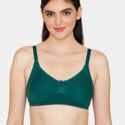Zivame Green Half Coverage Double Layered T-Shirt Bra-image-11