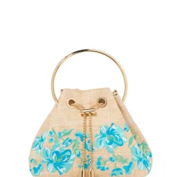 Forever New Tallulah Flower Metal Handle Clutch with Detachable Strap-image-66