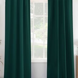 HOMEMONDE Green 2 Pieces Black Out Long Door Curtains-picture-17