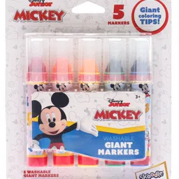 Disney Mickey Washable Giant Markers 5 Pieces - Multiolor-picture-26
