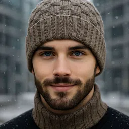 SZN Men Colourblocked Beanie-image-53