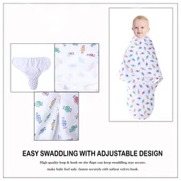 babywish Baby Wish Swaddle Wrap - White image 2