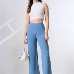 CORSICA Women Relaxed High-Rise Trousers-image-96