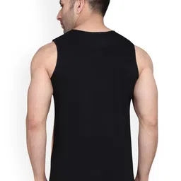 SLOWLORIS 2-Pc Printed Combed Cotton Gym Vests VSL26 CMB(CHS BLACKGREY)(LOOK BLACKGREY) image 2