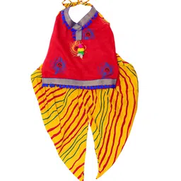 KID1 Girls Mor Pankh Halter Neck Kurti Dhoti image 2