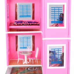 Toyzone My Glamour Doll House 122 Pieces - Multicolor image 5