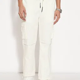 Street 808 by Pantaloons Men Printed Straight Fit Cargos Trousers-image-47