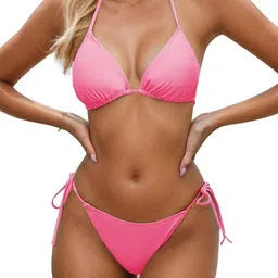 FAST CRY Halter Neck Swim Bikini Set image 2