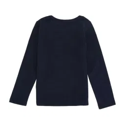 Cantabil Kids Navy Printed Full Sleeves Top image 2