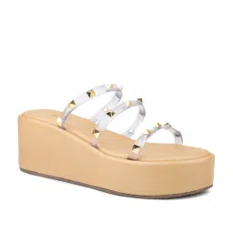 Inc.5 Women's Beige Casual Wedges image 2