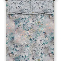 DDecor Evita Grey Cotton 100 TC Bed Linen Set image 2