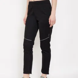 Okane Black Regular Fit Trackpants image 3
