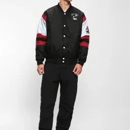 Bewakoof Jet Black Loose Fit Oversized Jacket image 5