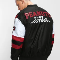 Bewakoof Jet Black Loose Fit Oversized Jacket image 2