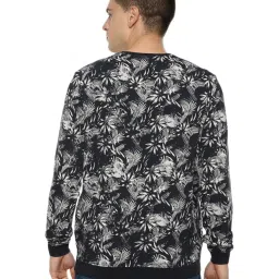 Louis Philippe Navy Cotton Regular Fit Printed Sweatshirt image 2