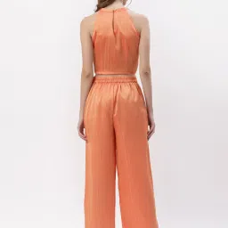studiorasa Orange Striped Top Palazzo Set image 2