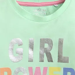 Tiny Girl L.Green Knittend Cotton T-Shirt image 3