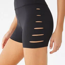 Forever 21 Black Regular Fit Biker Shorts image 3