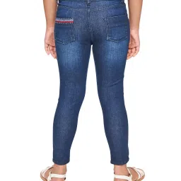 Global Desi Girl Blue Washed Jeans image 2