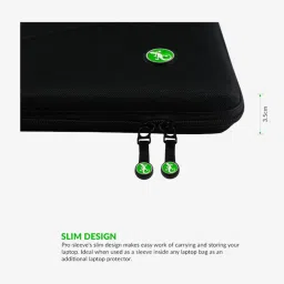 Gecko GCPS13 13 Inch Ballistic Nylon Laptop Sleeve (Black) image 4