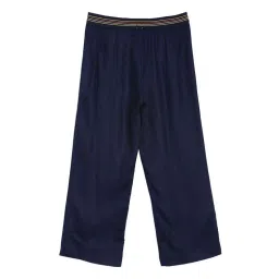 MINIKLUB Kids Navy Cotton Regular Fit Pants image 2