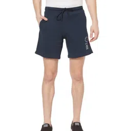 Octave Indigo Regular Fit Cotton Shorts-picture-22