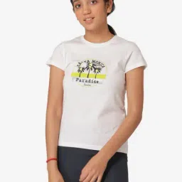 Mode by Red Tape Kids White Printed Top-picture-20
