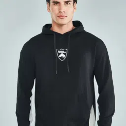 Hoversoul Black Regular Fit Printed Hooded Sweatshirt-picture-27