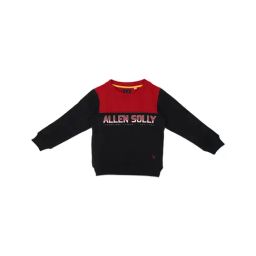 Allen Solly Junior Black & Red Graphic Print Sweatshirt-picture-12