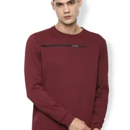 Van Heusen Maroon Regular Fit Sweatshirt-image-32