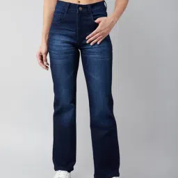 Miss Chase Blue Cotton Mid Rise Jeans-picture-39