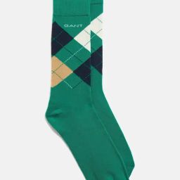 GANT Green Calf Length Argyle Socks-picture-26