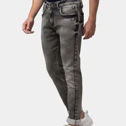 Being Human Grey Cotton Slim Fit Jeans image 3